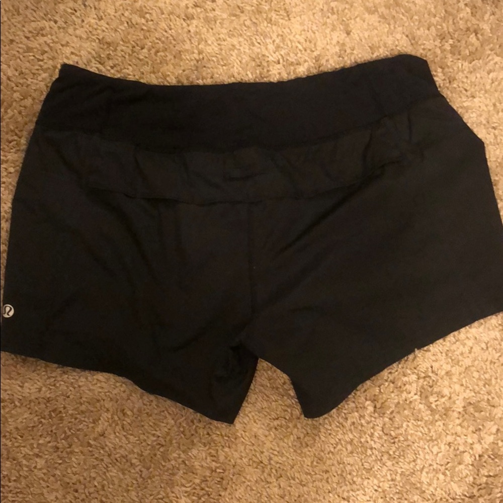 Lululemon Black Workout Shorts